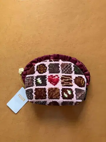 FEILER 코프레 드 쇼콜라 파우치 핑크