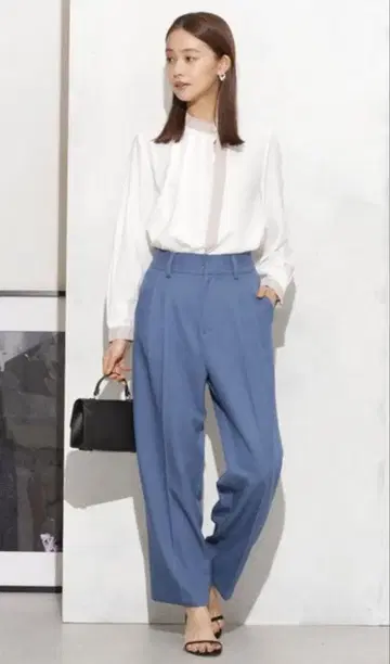 [ 새상품 ] 나노 유니버스 투 턱 하이웨스트 팬츠