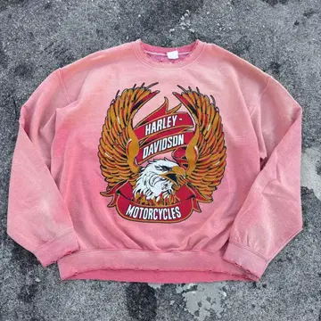 Harley-Davidson 할리데이비슨 맨투맨 핑크