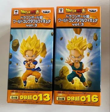 드래곤볼 슈퍼 월드 컬렉션 수집용 피규어 vol.3 트렁크스 + 오천