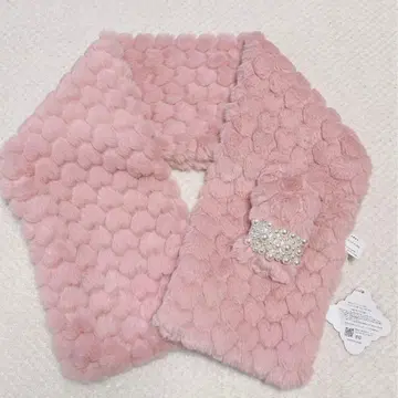 하트형 펄 비쥬 머플러