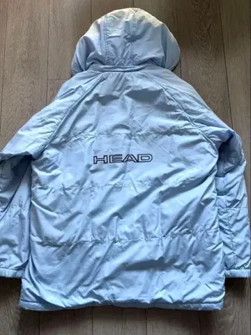 HEAD 후드 부착 자켓 LL 사이즈 라이트 블루