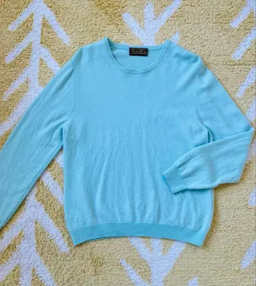 Toute Fois 캐시미어 100% 크루넥 스웨터 니트 상의