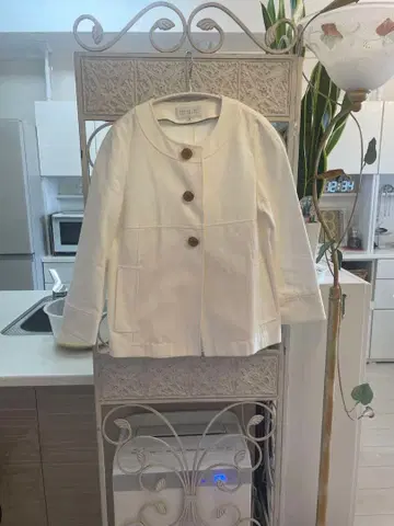 MACKINTOSH PHILOSOPHY 노카라 자켓 36 화이트