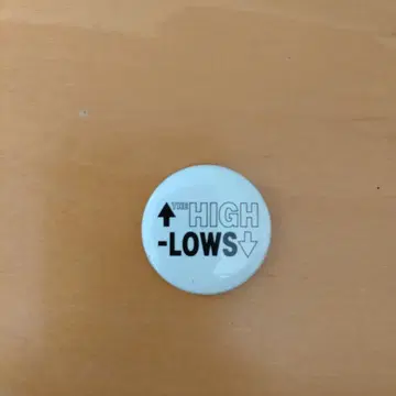 THE HIGH-LOWS 더 하이로우즈 캔 배지