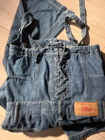 ungrid 코튼 100% 오버롤 S 사이즈