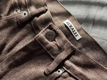 AURALEE HARD TWIST DENIM 5P PANTS