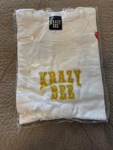 KRAZY BEE 화이트 T셔츠