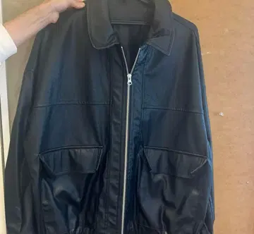 가죽 블랙 자켓