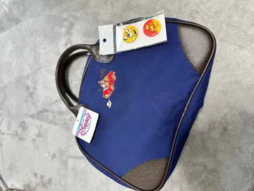 미키 백 토트 디즈니 레트로 패턴 택 포함 미사용품