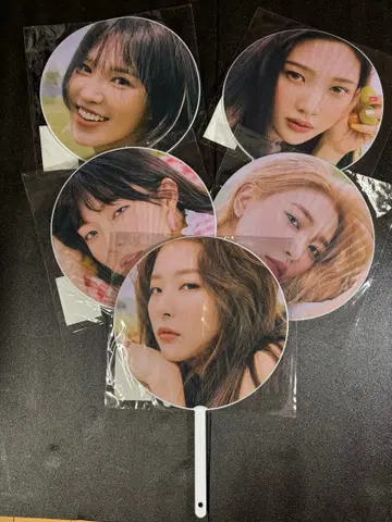 Red Velvet 부채 5개 세트