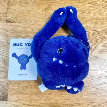 INSTINCTOY * HUG YOU * 봉제 인형 펜던트 파랑