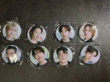 SUPER JUNIOR 캔뱃지 8개 세트