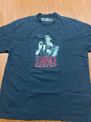 [ 초레어 ] SCARFACE T셔츠 L사이즈 블랙