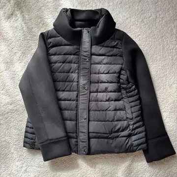 노아제 새상품급 다운 숏 코트 블루종 블랙 사이즈 M