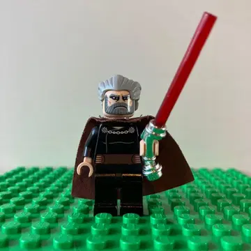 LEGO 스타 워즈 두쿠 백작 정품 라이트세이버 미니 피규어