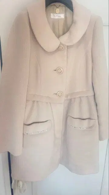 LD prime 베이지 울 코트