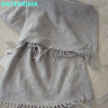 ANTEPRIMA 비쥬 부착 머플러 스와로브스키