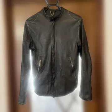 sisii 블랙 가죽 자켓