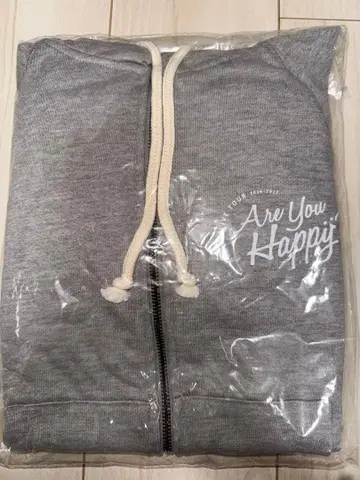 Are You Happy? 후드티 그레이
