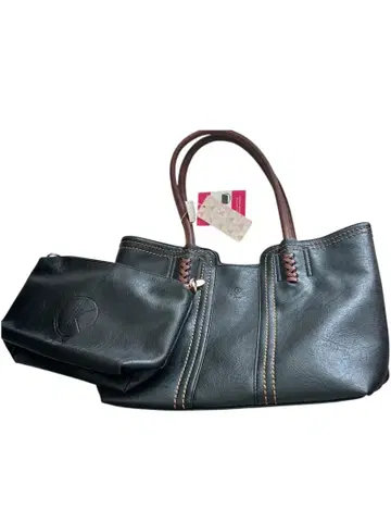 다크 블랙 토트백 파우치 포함