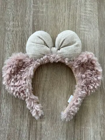 디즈니 귀 달린 머리띠 핑크