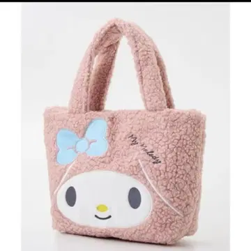 마이멜로디 보아 토트백 핑크