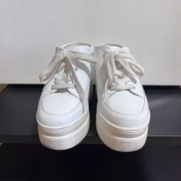 통굽 스니커즈 여성용 화이트