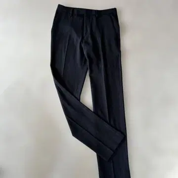 다크 그레이 슬랙스 울 혼방