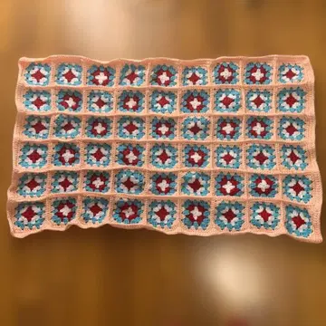 담요 아크릴 손뜨개질 크로셰 뜨개질 베이비 와루큐레