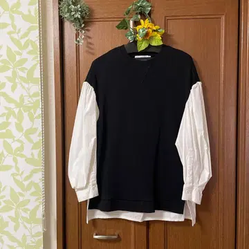 AVIE 레이어드 디자인 긴팔 상의