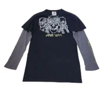 하드 록 카페 로고 프린트 긴팔 T셔츠