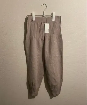 wee9s relax knit pants 베이지