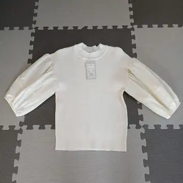 refined works 7부 소매 니트