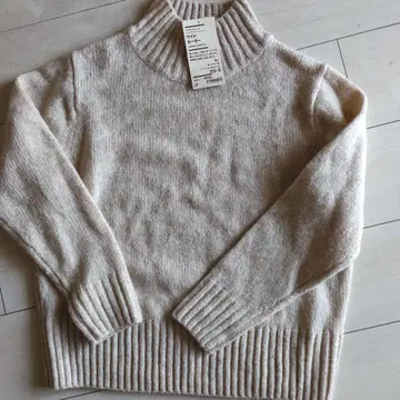 무인양품 여성용 야크 혼방 울 와이드 스웨터 XS-S