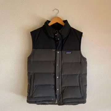 patagonia 다운 베스트 S 블랙 그레이