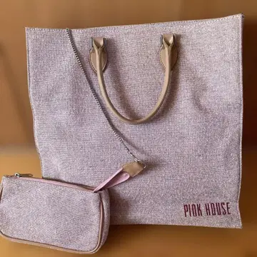 PINK HOUSE 토트백 파우치 포함