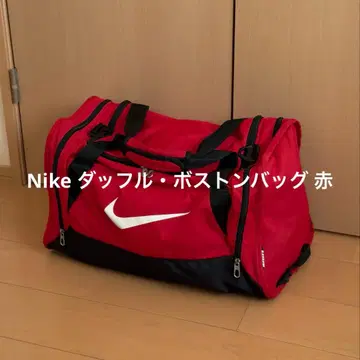 나이키 더플백 빨간색