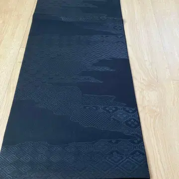 상복 나고야 오비 블랙 베이스 무늬