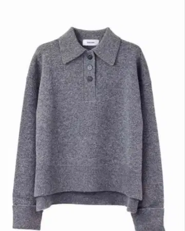 machatt 폴로 니트 그레이