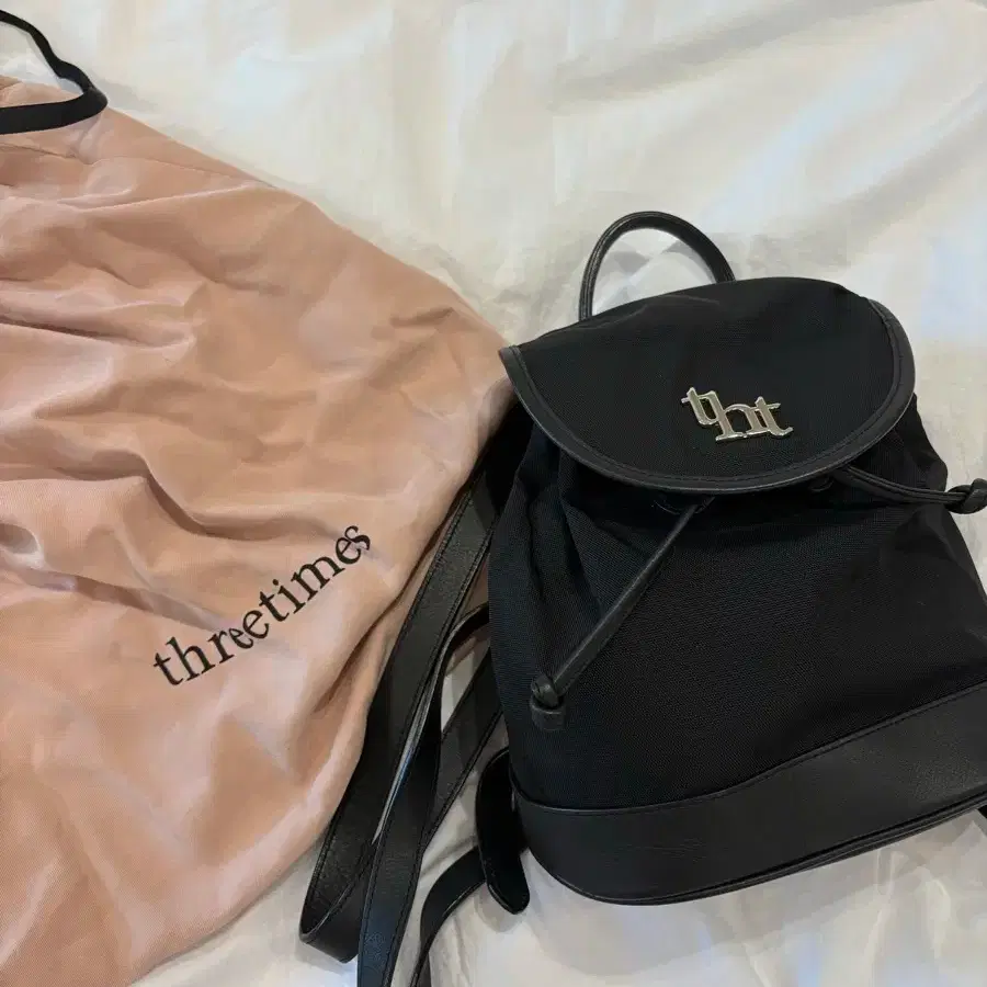 THREETIMES | 쓰리타임즈 Threetimes Acorn Backpack Pink on Bunjang