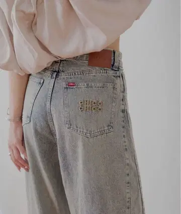 chico 루즈 와이드 데님 S