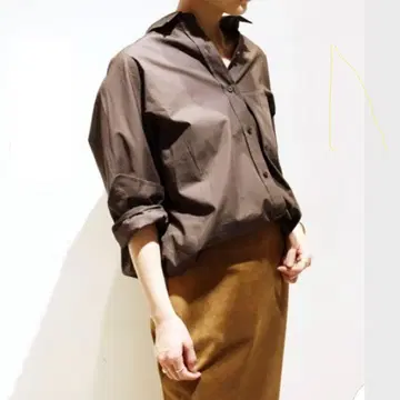 Deuxieme Classe 두지엠 클라세 드롭 숄더 셔츠