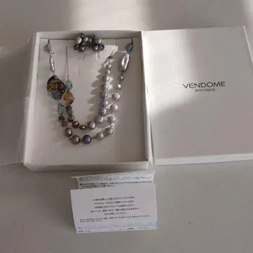 VENDOME BOUTIQUE 목걸이 귀걸이 세트