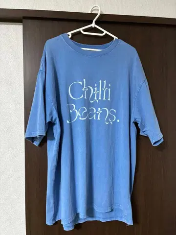 Chilli Beans. 파랑 L 사이즈 티셔츠
