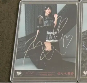 이코럽 사사키 마이카 아레나 투어 2025 의상 히키 친필 브로마이드