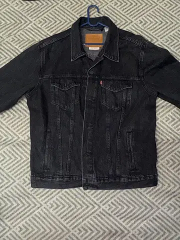 Levi's 블랙 데님 자켓 L