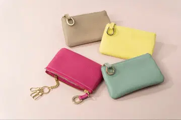 미사용 새상품 소메스 안장 피콜로 슬림 파우치 핑크