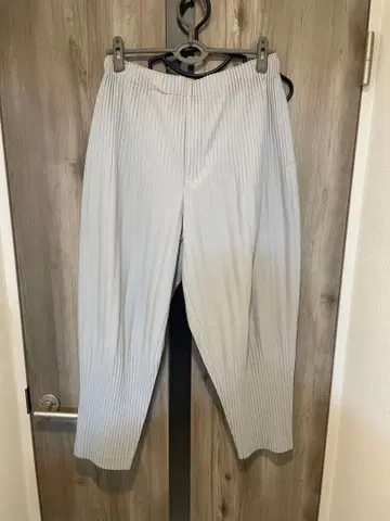 소거 플리츠 팬츠 라이트 그레이 사이즈 2