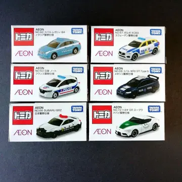 토미카 이온 한정판 경찰 사양 6대 세트